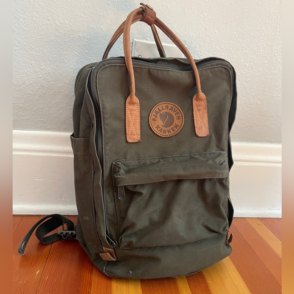 Fjallraven Kanken No. 2 Backpack in Dark Olive